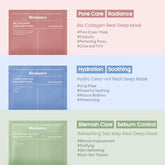 BIODANCE Hydro Cera-nol Real Deep Mask, Overnight Hydrogel Mask, Soothing, Moisturizing, Nourishing, 1.19oz(34g) x 4ea